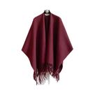 Poncho Feminino De Inverno Quente Dupla Face Em Cashmere, Manta Grossa, Cachecol De Luxo, Capa E Poncho Feminino De Inverno Quente Dupla Face Em Cashmere, Manta Grossa, Cachecol De Luxo, Capa E