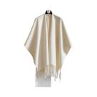 Poncho Feminino De Inverno Quente Dupla Face Em Cashmere, Manta Grossa, Cachecol De Luxo, Capa E