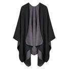 Poncho Feminino Xadrez para Viagem - Modelo Shawl Wraps PAMEILA com Frente Aberta Poncho Feminino Xadrez para Viagem - Modelo Shawl Wraps PAMEILA com Frente Aberta