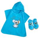 Poncho Infantil e Pantufas de Casa Cool Koala Milk&Moo