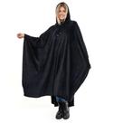 Poncho Masculino Feminino Gaúcho Fleece Plush Quente Capuz