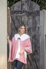 Poncho Pelerine Lã Sherpa Pelos Sintetico Inverno Juma Enxovais