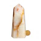 Ponta Alabastro Pedra Natural 11 a 12cm Média 295g Tipo B Ponta Alabastro Pedra Natural 11 a 12cm Média 295g Tipo B