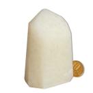 Ponta Alabastro Pedra Natural Gerador 8cm 247g Classe A