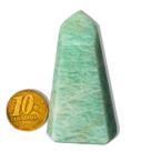 Ponta Amazonita Verde Natural Sextavado 40 a 60 mm Tipo A