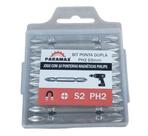 Ponta Bit Phillips Dupla Magnética N2 65mm 10 Unidades Paramax Ponta Bit Phillips Dupla Magnética N2 65mm 10 Unidades Paramax