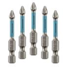 Ponta Bits de Impacto Ph2 50mm Ponteira Antiderrapante 5 Peças Gross