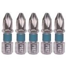 Ponta Bits PH2 25mm Kit 5 Magnético Ponteira Parafusadeira Antiderrapante Aço S2 Gross
