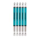 Ponta Bits PH2 90mm Kit 5 Peças Ponteira Magnética Antiderrapante Parafusadeira Aço S2 Imantado