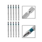 Ponta Bits Phillips Ph2 Aco 90mm P/ Parafusadeira 10 Pecas