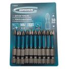 Ponta Bits Pz2 50mm Pozidriv Impacto Torção Aço rápido Gross Kit 10 peças