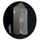 Ponta Cristal Bruto Natural Pedra Com Base Serrada 15,9cm