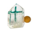 Ponta Cristal Cruz Lapidado Sextavado Tipo A 55 a 60mm 115g Ponta Cristal Cruz Lapidado Sextavado Tipo A 55 a 60mm 115g