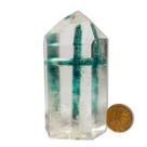 Ponta Cristal Extra Cruz Lapidado Sextavado Tipo A 86mm 236g