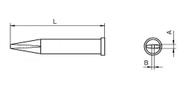 Ponta De Solda Fenda Longa 1,6Mm Para Wp120/Wxp120 Ponta De Solda Fenda Longa 1,6Mm Para Wp120/Wxp120