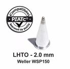 Ponta De Solda P/ Weller Lhto2 Wsp150, Pud151, Cônica 2.0mm