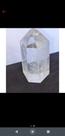 Ponta gerador quartzo cristal 130 gramas 7 cm de altura e 4 de largura