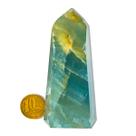 Ponta Ônix Azul Pedra Natural 8 a 9cm Média 160g Tipo B