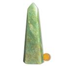 Ponta Onix Verde Pedra Natural 14 a 15cm 270 a 320g Tipo B
