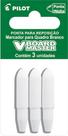 Ponta p/ Marcador Quadro Branco Recarregável WBS-VBM 3 Unidades WBTIP PILOT