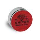 Ponta para taco de sinuca Tiger Sniper laminada 13 mm macia-média