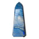 Ponta Quartzo Azul Pedra Natural Lapidada 11,4Kg 43cm Tipo B