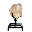 Ponta Quartzo Cristal Pedra Natural Bruto 46cm 11kg na Base
