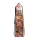 Ponta Quartzo Jiboia Gigante Pedra Lapidado 4Kg 33cm Tipo B