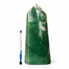 Ponta Quartzo Verde Lapidado 5 a 6Kg 30cm Classe C