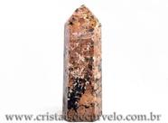 Ponta Turmalina Preta no Feldspato Grande 39cm Cod 112380