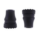 Pontas de bengala de borracha Jewelesy Heavy Duty 7/8 polegadas para bengala de caminhada