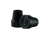 Pontas de bengala de reposição Medline Black de 3/4 polegadas (pacote com 6)