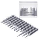 Pontas de ferro de soldar Hanglife T18 para Hakko FX-888D (12 unidades)