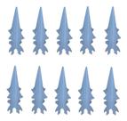 Pontas de lanca para portao 11 cm entrelacadas com 10 pecas Pontas de lanca para portao 11 cm entrelacadas com 10 pecas
