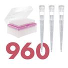 Pontas de pipeta de laboratório Kashi Scientific 200uL (960 dicas)