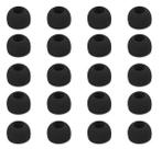 Pontas de reposição para fones de ouvido Zotech em silicone, 20 peças, preto