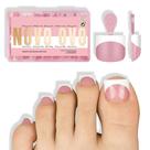 Pontas de unhas para dedos NOVO OVO Extra Short White French Tip x224