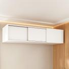 Ponte Canto Linear Modular 2 Portas de Correr Jade CabeCasa MadeiraOriginals Branco