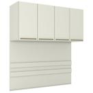 Ponte Casal Modulado 4 Portas 185x165 cm Seletto Areia Henn Ponte Casal Modulado 4 Portas 185x165 cm Seletto Areia Henn