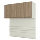 Ponte Casal Modulado Seletto 4 Portas Areia/Jequitibá - Móveis Henn