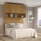 Ponte Modulada Cabeceira Aérea Casal 4 Portas 150cm 100% MDF Clean Altezza