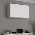 Ponte Modular 2 Portas Hera CabeCasa MadeiraOriginals Branco Geada