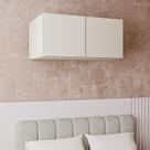Ponte Modular 80cm com 2 Portas Jade CabeCasa MadeiraOriginals Branco Ponte Modular 80cm com 2 Portas Jade CabeCasa MadeiraOriginals Branco