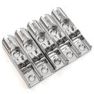 Ponte Para Baixo 5 Cordas Fixa Cromada Spirit IDV-5B-CR1561 Ponte Para Baixo 5 Cordas Fixa Cromada Spirit IDV-5B-CR1561