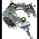 Ponte retificadora 15Ah 12V Ford Focus 2005 a 2010 Gauss