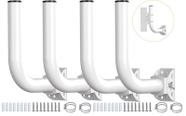 Ponte sem fio J-Pole Mount Kdraco Universal TP-Link, pacote com 4