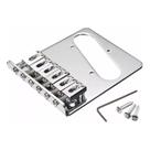 Ponte Telecaster Cod6 Prateada Modelo Clássico com Ajuste