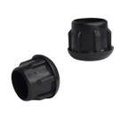 Ponteira Acabamento Interna Redonda 5/8" Preta - 500pc