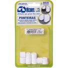Ponteira Cadeira Engedom ''Pe'' Externa Branca 1/2'' 8 Pecas Redondo 3175