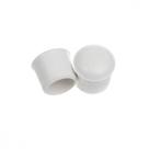 Ponteira Cadeira Forsan Borracha Branca 1.1/2'' 2Pecas 0059Cb